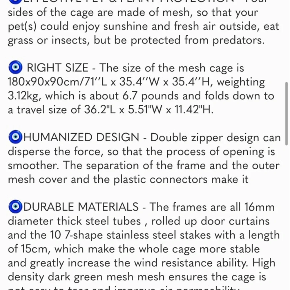 Portable Chicken Run Hen Coop, Outdoor Gardening Net, Small Animals Enclosure
